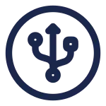Usb Circle SVG Icon